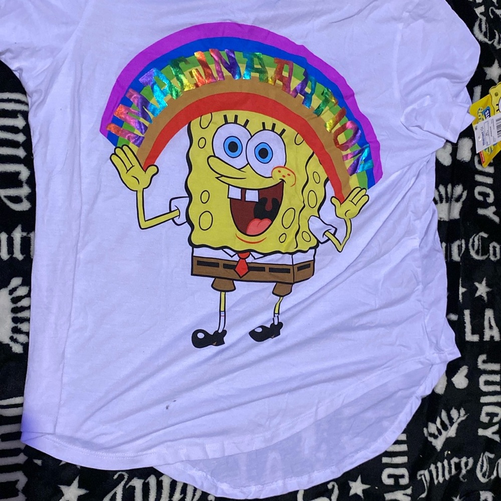 SpongeBob shirt size xl